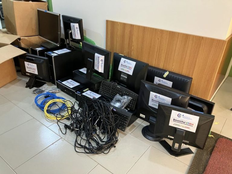 Back to School with Bountiful STEM Educational Foundation: Computer equipment donations